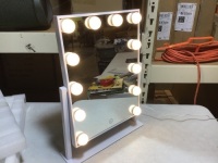 Chende Hollywood Style&nbsp;Lighted Vanity Mirror with Dimmable LED Bulbs,&nbsp;3 Different Lighting Settings - E-Comm Return,&nbsp;Appears New, Tested/Works&nbsp;