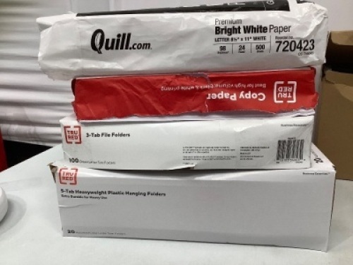 Misc Paper & Folders, E-Comm Return