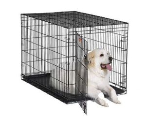 Single Door Folding Dog Crate - 48"L x 30"W x 33"H