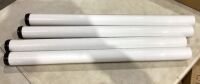 27.5" Metal Furniture Legs - Missing Hardware