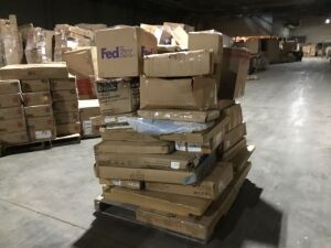 Pallet of Uninspected E-Commerce Returns