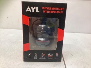 AYL Portable Mini Speaker, Untested, New