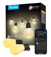 Govee Warm White Outdoor String Lights, Works, Appears New
