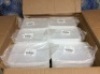 Case of Meal Prep Containers, 6&nbsp;Packs of 50 - New with Damage