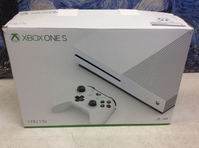 XBox One S 1TB - Appears New in Damaged Box, Untested