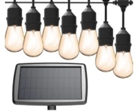 Solar String Lights, May Vary From Stock Photo, Untested, Appears New