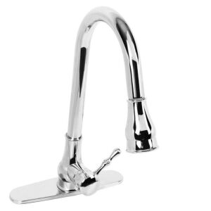 Bathroom Basin Faucet with Pull-Out Sprayer