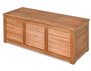 47 Gal. Acacia Wood Deck Storage Bench Box, E-Commerce Return