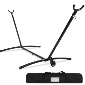 Portable Heavy-Duty Steel Hammock Stand w/ Built-In Wheel, Case - 9ft, Damaged Box, E-Commerce Return/Appears New