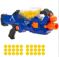 Kids Motorized Foam Ball Gun w/ Auto Feeder, 20 Balls, Distance Shooting, Appears New