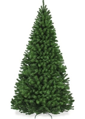 Premium Artificial Spruce Christmas Tree w/ Foldable Metal Base, 7.5ft, Appears New