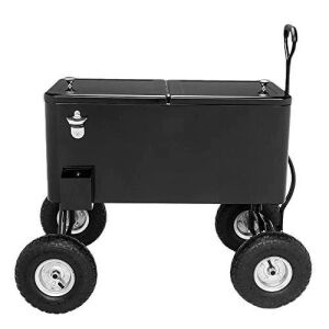 Vingli 80qt Ice Chest Wagon - Black