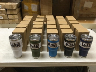 Lot of (25) New YETI 30 oz. Tumblers. SEE PICTURES.