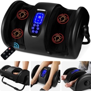 Reflexology Shiatsu Foot Massager w/ High-Intensity Rollers