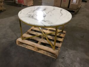 White Marble Design Coffee Table 