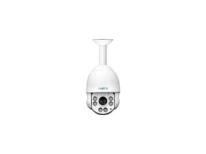 Reolink 5MP HD PTZ PoE IP Outdoor Security Camera, Pan Tilt 4X Optical Zoom Dome Camera IP66 Waterproof IR Night Vision Remote Access Motion Detection, RLC-423