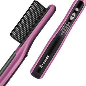 Hair Straightener Brush, Powers On, Appears New