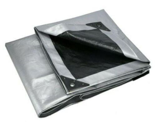 20'x20' Black/Silver Tarp Cover
