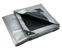20'x20' Black/Silver Tarp Cover