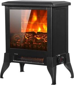 KingSo 18" Electric Fireplace Heater 