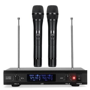 Pro UHF Wireless Microphone System with (2) Cordless Mics