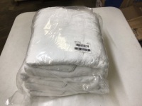 Lot of (3) WAMSUTTA Icon PimaCott Bath Towels&nbsp;in White, 30" x 58". NEW