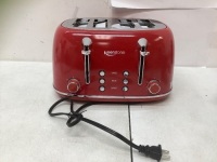 Keenstone, 4 Slice Toaster w/ Wide Slots, Powers Up, New