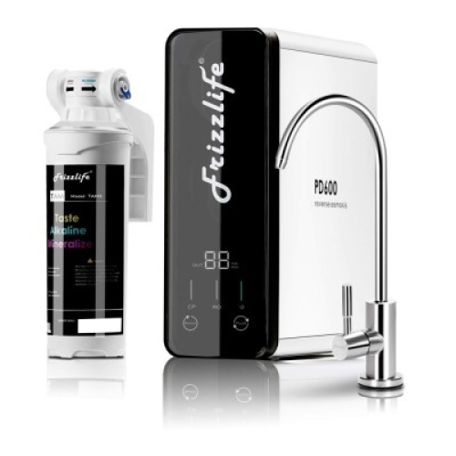 Frizzlife&nbsp;Reverse Osmosis Water Filtration System,&nbsp;600 GPD High Flow, Tankless,&nbsp;1.5:1 Drain Ratio, PD600-TAM3 - Appears New&nbsp;&nbsp;