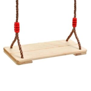 Lot of (2) Wood Belt Swings