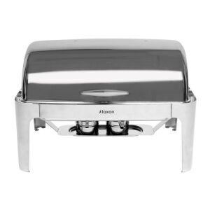 Ktaxon 9.5QT Stainless Steel Chafing Chafer Dish, Round Roll-top, w/ Alcohol Furnace 