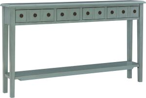 Sadie Long Console Table - Teal