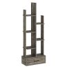 Freestanding Tree Bookcase - Gray