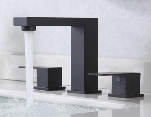 KES Black Bathroom Faucet, Appears new