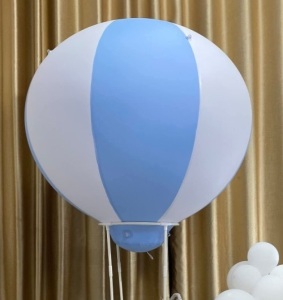 Coonoe Half Hot Air Balloon w/ Stand, Works, Appears new