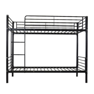 Twin-over-Twin Bunk Bed with Metal Frame and Ladder - Missing Hardware 