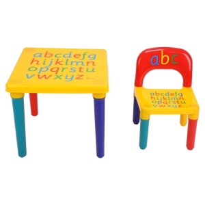 Kids 2 pc Table & Chairs Play Set - New 