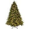 8' Artificial Christmas Tree with&nbsp;LED&nbsp;Lights and&nbsp;Pine Cones