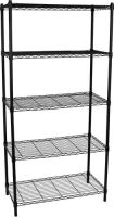 5-Tier Wire Shelving - Flat Black