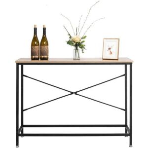 Entry Side Table - Oak/Black