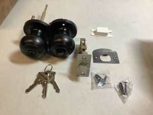 Door Knob Set, Keys, Appears New