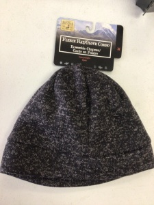 Red Head Fleece Hat, Appears New, Missing gloves