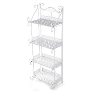 Metal Storage Shelf - White