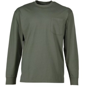 RedHead Crew-Neck Long-Sleeve Pocket T-Shirt for Men - Olive - 3XL, New with Tags