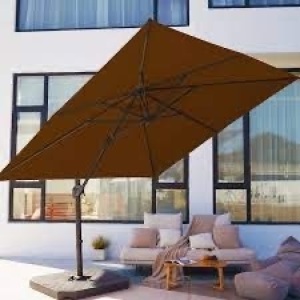 VINEY Boulevard 9x9 FT Square Cantilever Patio Umbrella