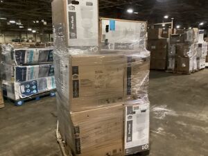 Pallet of Uninspected Toilets - May Be Incomplete or Broken, For Parts or Repair 