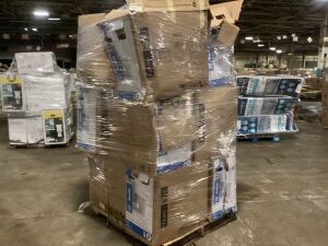 Pallet of Uninspected Toilets - May Be Incomplete or Broken, For Parts or Repair 