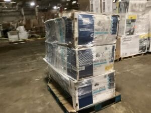 Pallet of Uninspected Bath Tubs - May Be Incomplete or Broken, For Parts or Repair 