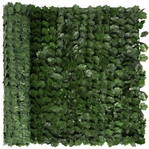 94x39in Outdoor Faux Ivy Privacy Screen Fence