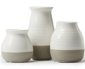 Fortivo Set of 3 Small Rustic Vases