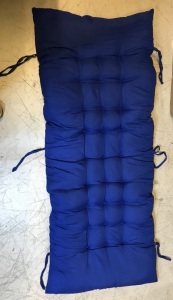 Lot of 6 Porch Cushions, Blue, Appears New